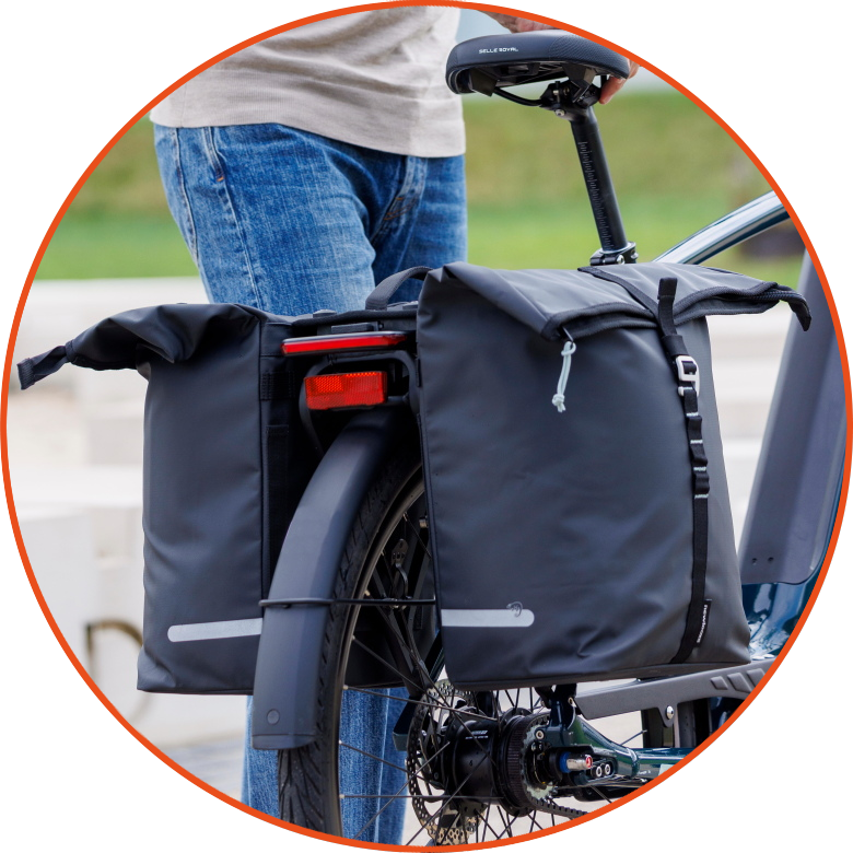 Podwójna torba rowerowa New Looxs Cantos Double 36L MIK 2.0